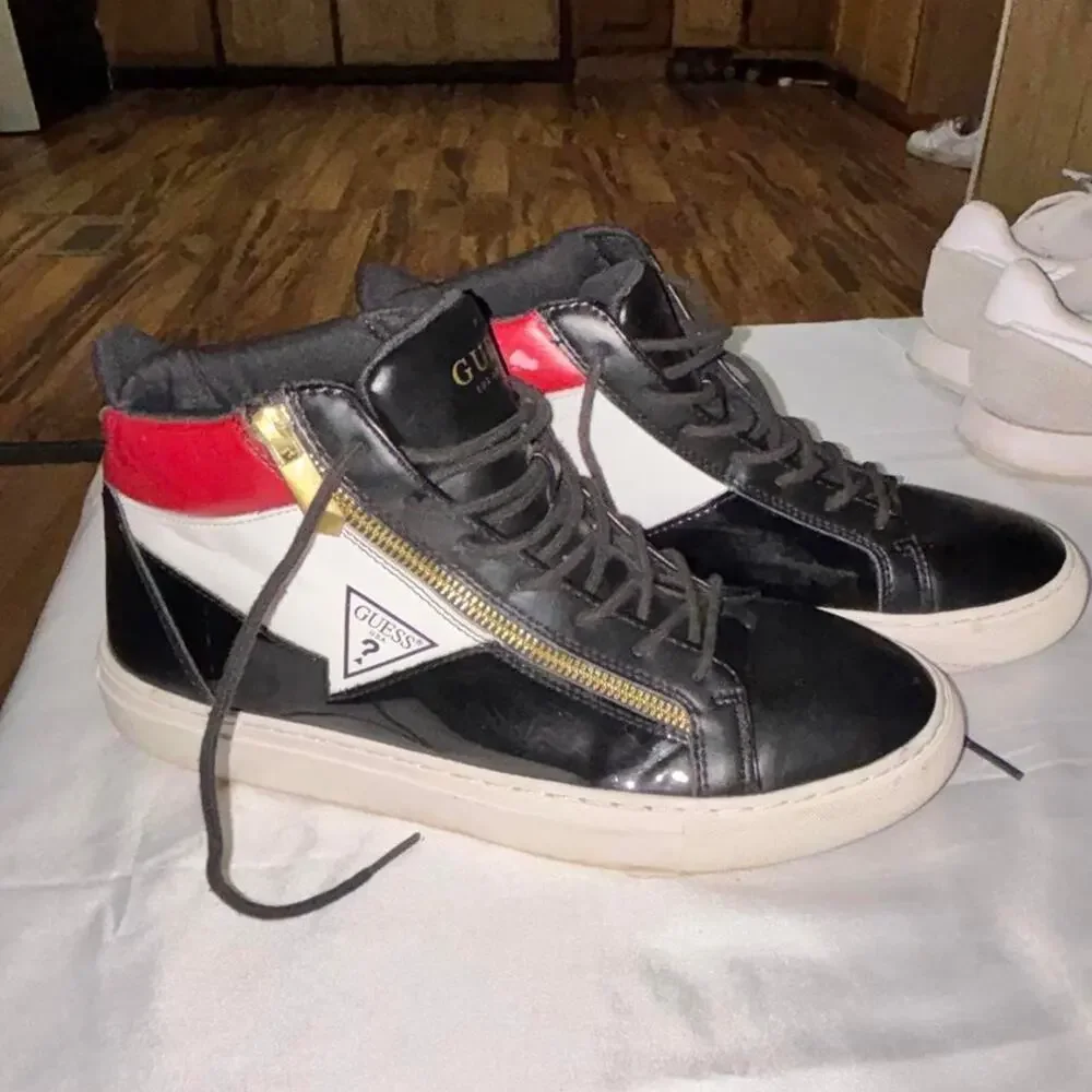 Guess leather hightops